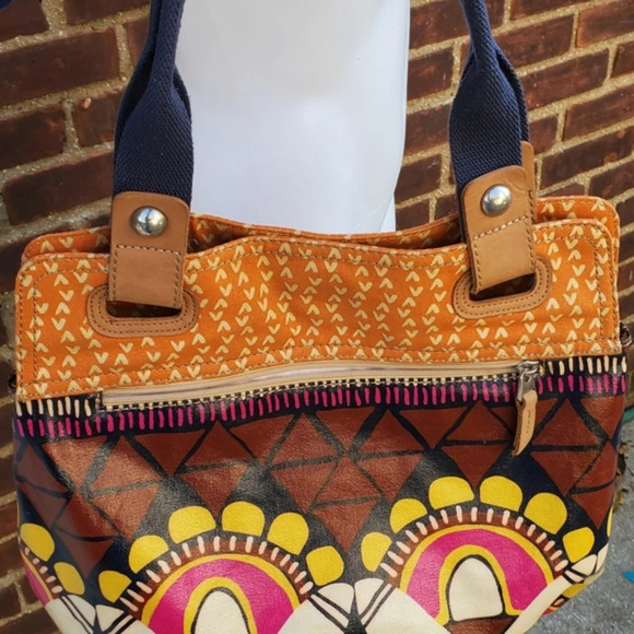 Fossil coated canvas print tote - Picture 13 of 14